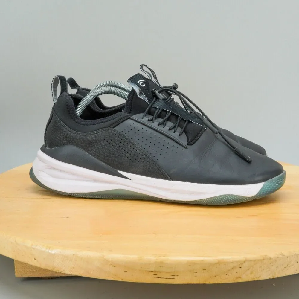 Clove Nursing Shoes Mens Size 10 Black Leather No Tie Comfort Work Sneakers